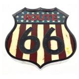 Route 66 light-up sign, 17" x 16"