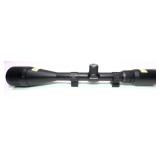 Bariska Varmint 10-40x50AO Scope with scope rings