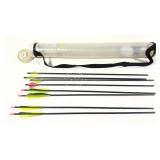 Easton arrow tote with 8 arrows
