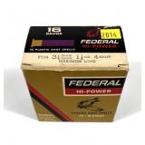 Box of 16 Ga. 2.75" No. 4 Federal Hi-power