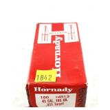 Box of .45 Cal. 185-grain (.451) target Hornady