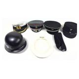 Lot: Assorted Replica German Military Caps