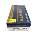 Box of 9mm Luger 115-grain JHP Magtech