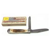 Case Trapper 6254- 2 blade folding knife with box
