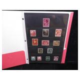 Folder German WW2 Stamps mostly mint plus cover