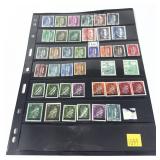 Lot, German/Austria Nazi WWII stamps