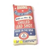 25 lb. bag of Lawrence chilled lead shot -NO