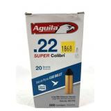 Brick of .22 LR. Aguila cartridges, 500 Rds.