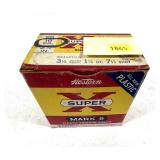 Box of 16 Ga. 2.75" No. 7 1/2 SuperX shotgun