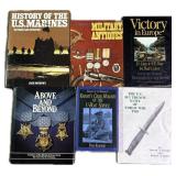 Lot: 5 Assorted Military/ WWII hardcover books