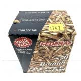 Box of .22 LR. HP Federal cartridges, 550 Rds.