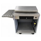 Stainless Steel Rolling Cashier Stand, with