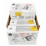 Lot: 5 HP Laser Jet Toner cartridges, new in boxes