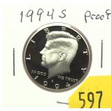 1994-S Proof half dollar