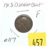 1913-D Lincoln cent