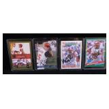 Lot, 4 signed baseball cards: Wes Chamberlain