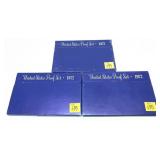 x3- 1972 Proof sets, -x3 sets, Sold by