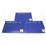 x3- Proof sets: 1971, 2-1972, -x3 sets, Sold by