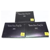 x3- Proof sets: 1981, 2- 1982, -x3 sets, Sold by
