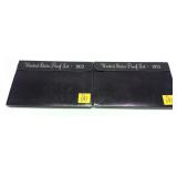 x2- 1973 Proof sets, -x2 sets, Sold by