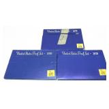 x3- 1970 Proof sets, -x3 sets, Sold by