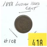 1888 Indian Head cent