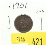 1901 Indian Head cent