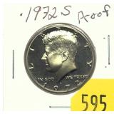 1972-S Proof half dollar
