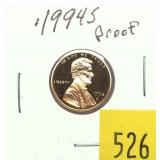 1994-S Lincoln cent, Proof