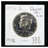 1972-S Kennedy half dollar- proof