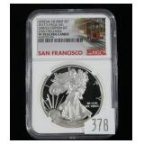 2017-S American silver eagle limited edition NGC