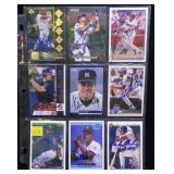 Lot, 9 signed baseball cards: Meulens, Mahomes
