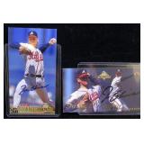 Lot, 2 Tom Glavine, Atlanta, signed baseball