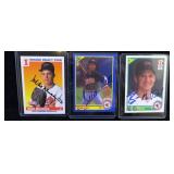 Lot, 3 Baltimore signed baseball cards: Juan