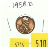 1958-D Lincoln cent