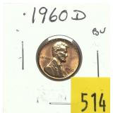 1960-D Lincoln cent