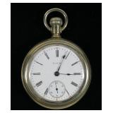 Elgin Model 5 7-jewel 18 size open face pocket