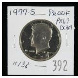 1977-S Kennedy half dollar- proof