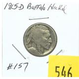 1915-D Buffalo nickel