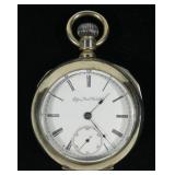 Elgin Model 5 7-jewel 18 size hunter case pocket
