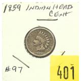 1859 Indian Head cent