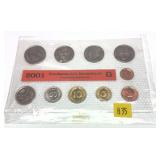 2001 German coin set