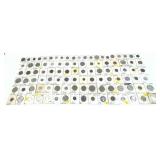 Lot of world coins, 93 pcs.