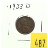 1933-D Lincoln cent