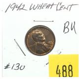 1942 Lincoln cent