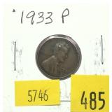 1933 Lincoln cent