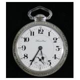 Hamilton Model 2 21-jewel 16 size open face pocket