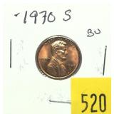 1970-S Lincoln cent