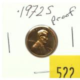 1972-S Lincoln cent, Proof