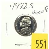 1972-S Jefferson nickel, Proof
